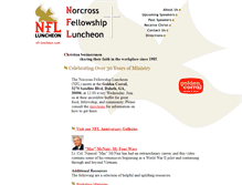 Tablet Screenshot of nfl-luncheon.com